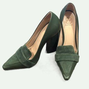 Tory Burch Smith Pump Size 7 (Green)